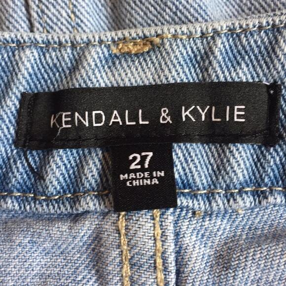 Kendall & Kylie Zip Front Jean Skirt Size 4 - Picture 3 of 5